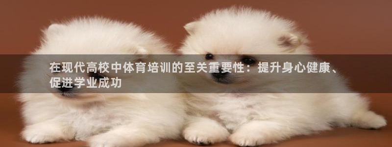 富联集团董事长：在现代高校中体育培训的至关重要性：提
