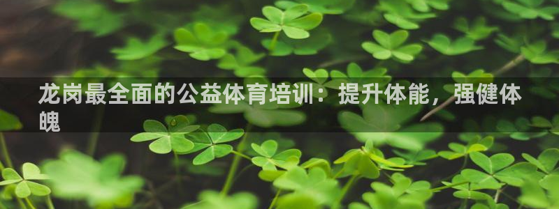 富联娱乐叩 411O31 富联：龙岗最全面的公益体育