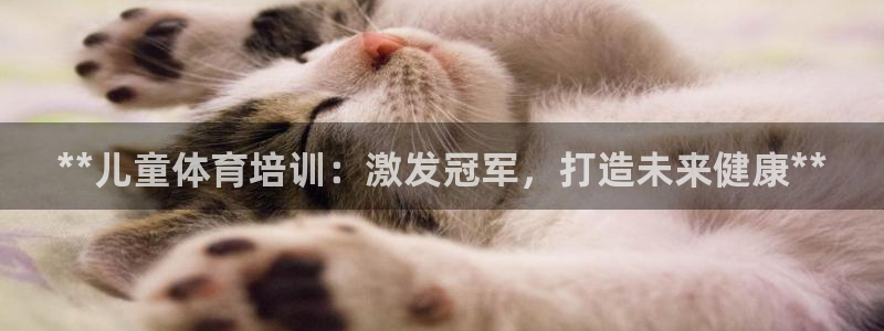富联娱乐平台怎么样：**儿童体育培训：激发冠军，打造未来健康